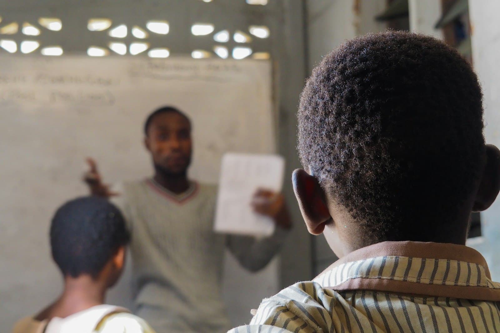 Learners in a Kenyan classroom